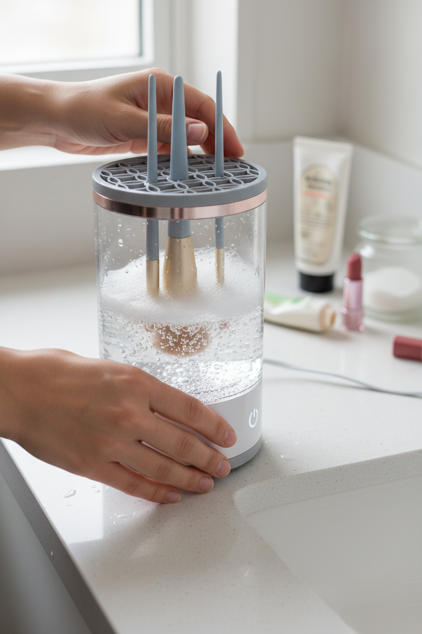 GlowGoods Brush Cleaner Realistic UGC